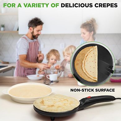 Nutrichef Electric Crepe Maker