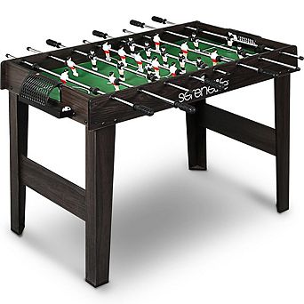 SereneLife 48'' Competition-Sized Foosball Table - Heavy Duty Mini Soccer Game SLFSBLT47