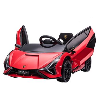 Aosom 12V Lamborghini SIAN Licensed Electric Car for Kids,