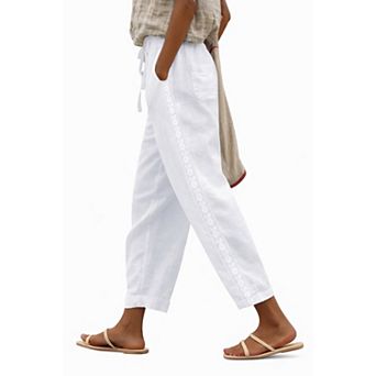 Casual Linen Summer Pants Women