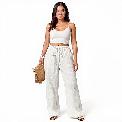 Womens Casual Wide Leg Lounge Pants