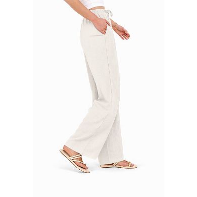 Womens Casual Wide Leg Lounge Pants