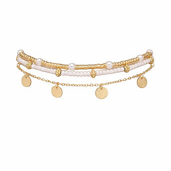 Beach Style Shell Anklet Set