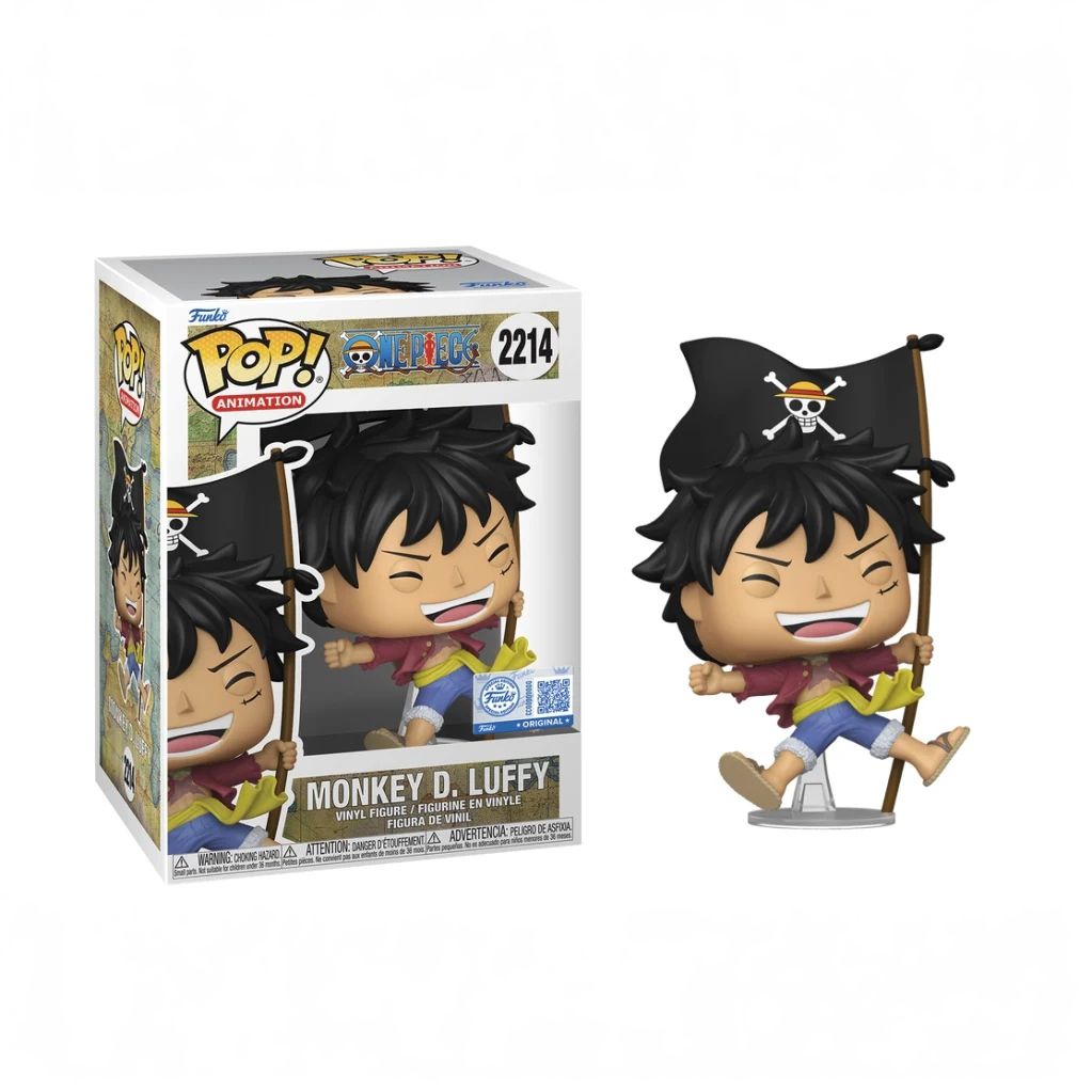 Детские фигурки Funko Pop! Funko Pop! One Piece: Luffy with Flag #2214