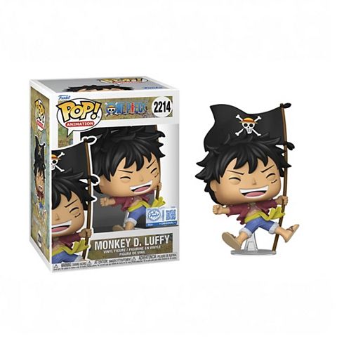 Детские фигурки Funko Pop! One Piece: Luffy with Flag #2214
