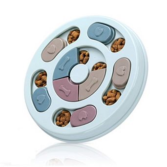 Interactive Dog Treat Puzzle Bowl