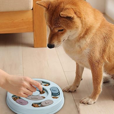 Interactive Dog Treat Puzzle Bowl