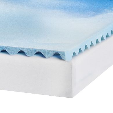 Serta® Comfort Boost 2-inch Green Tea Memory Foam Mattress Topper