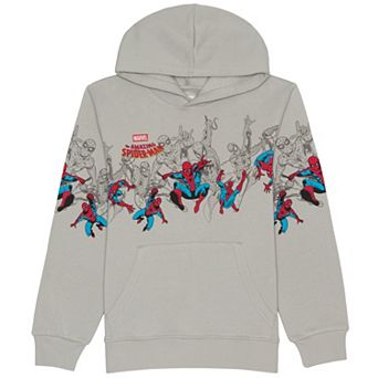 Boys 8-20 Spider-Man Shadow Poses Graphic Hoodie
