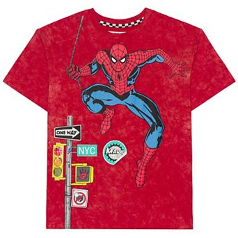 Boys 8-20 Spider-Man Street Graphic Tee