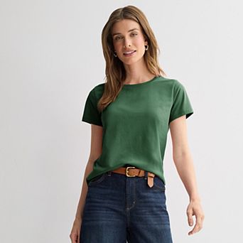 Petite Sonoma Goods For Life® Everyday Short Sleeve Crewneck T-Shirt