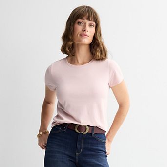 Petite Sonoma Goods For Life® Everyday Short Sleeve Crewneck T-Shirt