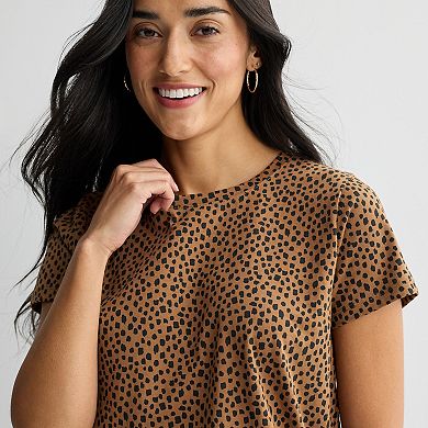 Women's Sonoma Goods For Life® Everyday Short Sleeve Crew Tee