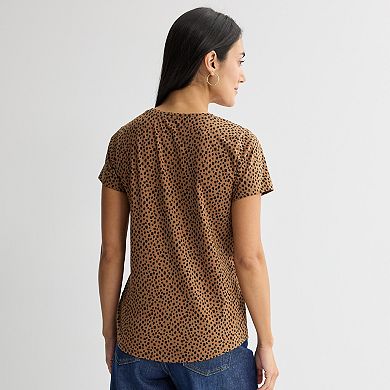 Women's Sonoma Goods For Life® Everyday Short Sleeve Crew Tee