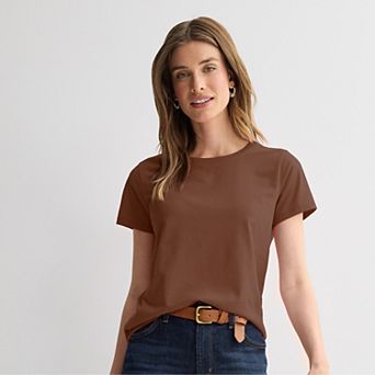 Women's Sonoma Goods For Life® Everyday Short Sleeve Crew Tee