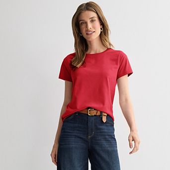 Women's Sonoma Goods For Life® Everyday Short Sleeve Crew Tee