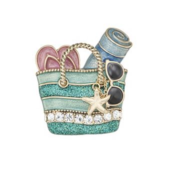 Napier Gold Tone Beach Bag Pin