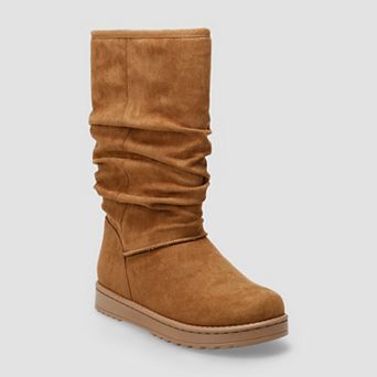 SO® Slouch Cozy Women's Slip-On Comfort Boots