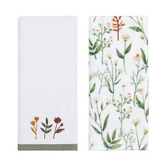 The Big One® Garden Florals 2-Pack Hand Towels