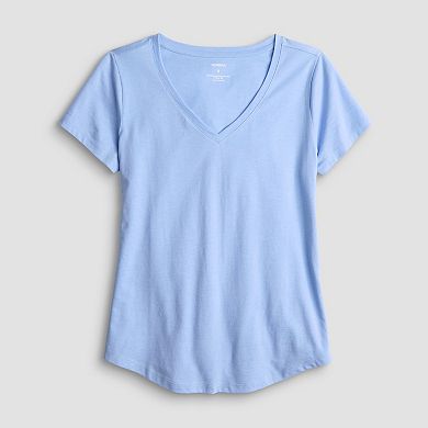 Petite Sonoma Goods For Life® Everyday Short Sleeve V-Neck Tee