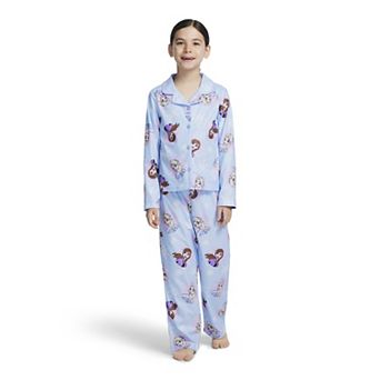 Girls 4-10 Disney's Frozen 2 Anna and Elsa Pajama Top & Pajama Bottoms Set