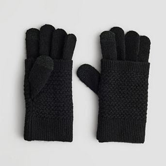 Women's Sonoma Goods For Life® Basket Weave Knit Gloves
