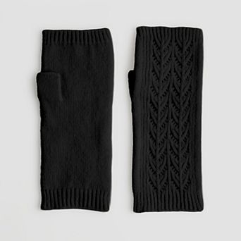 Women's Sonoma Goods For Life® Fine Knit Pointelle Fingerless Gloves