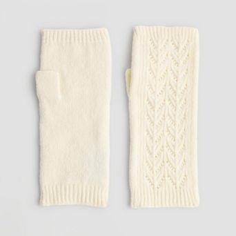 Women's Sonoma Goods For Life® Fine Knit Pointelle Fingerless Gloves