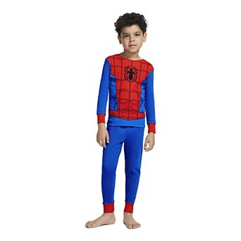 Boys 6-12 Spiderman "New Spidey Costume" 4 pc Pajama Set