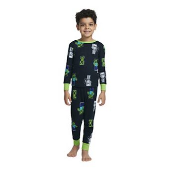Boys 6-12 Minecraft "Game Over" 4 pc Pajama Top & Pajama Bottoms Set