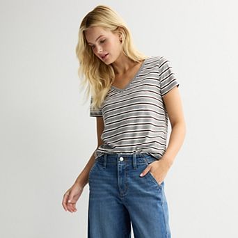 Women's Sonoma Goods For Life® Everyday Short Sleeve V-Neck Tee