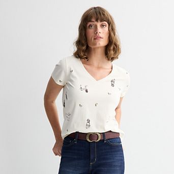 Women's Sonoma Goods For Life® Everyday Short Sleeve V-Neck Tee