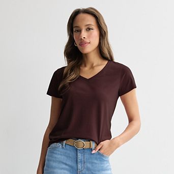 Women's Sonoma Goods For Life® Everyday Short Sleeve V-Neck Tee