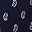 Navy Spaced Pasley