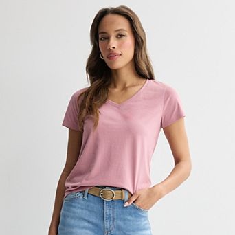 Women's Sonoma Goods For Life® Everyday Short Sleeve V-Neck Tee