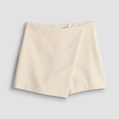 Juniors' SO® Wrap Skort