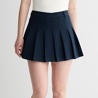 Juniors' SO® High-Rise Pleated Skort