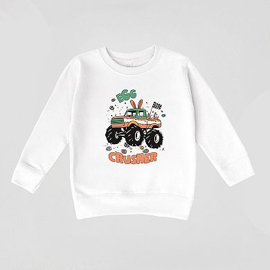 Egg Crusher Monster Truck - Toddler Graphic Sweatshirt