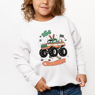 Egg Crusher Monster Truck - Toddler Graphic Sweatshirt