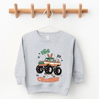 Egg Crusher Monster Truck - Toddler Graphic Sweatshirt