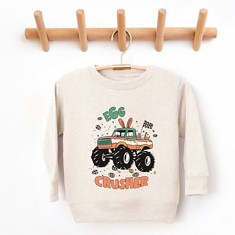 Egg Crusher Monster Truck - Toddler Graphic Sweatshirt
