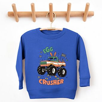 Egg Crusher Monster Truck - Toddler Graphic Sweatshirt