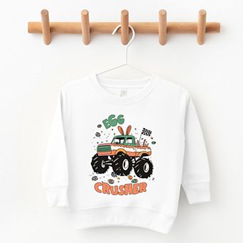 Egg Crusher Monster Truck - Toddler Graphic Sweatshirt