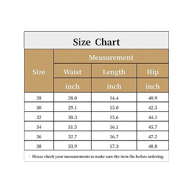 2 Packs Summer Beach Shorts for Men's with Pockets Elastic Waist Solid Board Shorts