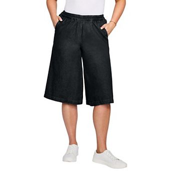 Woman Within Plus Size Relaxed Fit Coulotte