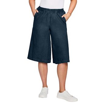 Woman Within Plus Size Relaxed Fit Coulotte