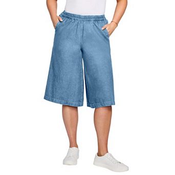 Woman Within Plus Size Relaxed Fit Coulotte