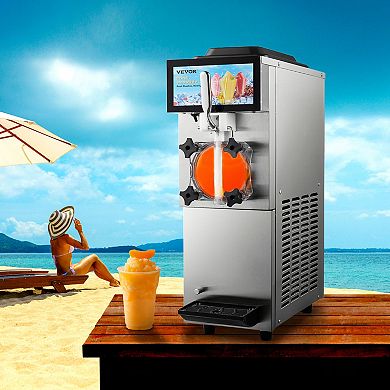 VEVOR Commercial Slushy Machine, 12L / 3.17 Gal Single Tank, Cool and Freeze Modes
