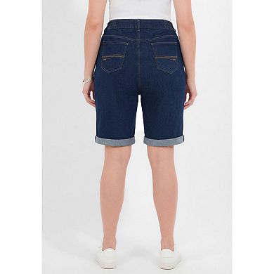 Catherines Women's Plus Size Right Fit Curvy Bermuda Short