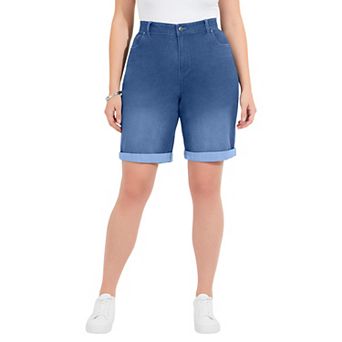 Catherines Women's Plus Size Right Fit Curvy Bermuda Short